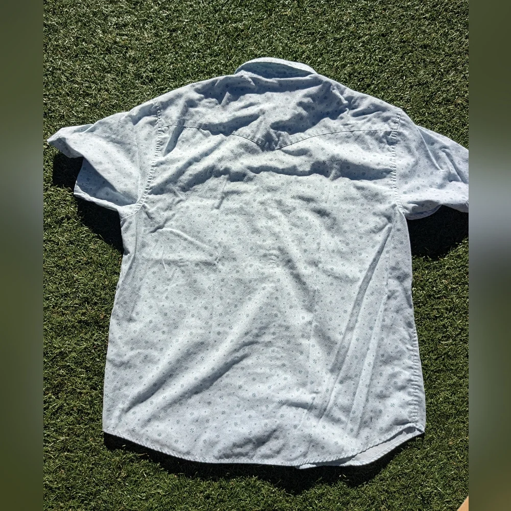 Howler Brothers Light Blue Patterned Shirt - Picture 6 of 7